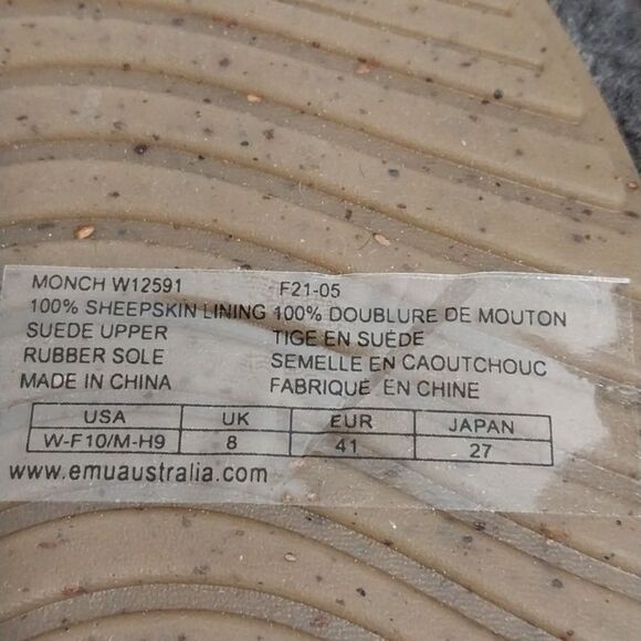 EMU SLIPPERS...SIZE 10...NEW...AUSTRALIA MADE. - Picture 4 of 7